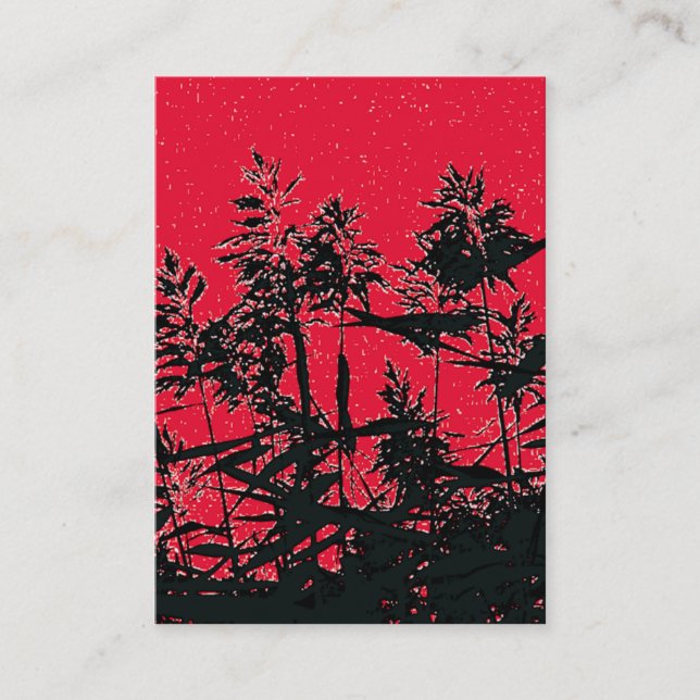 CARTE DE VISITE FLEUR SAUVAGE (Devant)