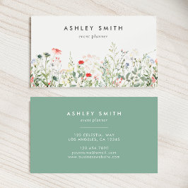 Carte De Visite Fleur sauvage Meadow