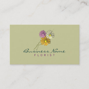 Carte de visite fleuriste
