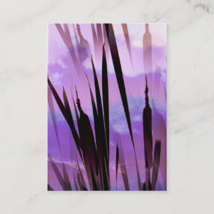 CARTE DE VISITE FLEURS SAUVAGES