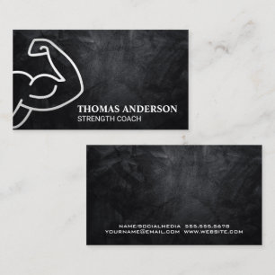 Carte De Visite Flexion du bras   Santé