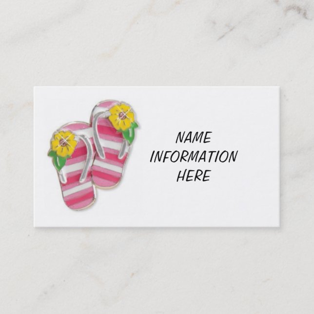 CARTE DE VISITE FLIP FLOTS (Devant)