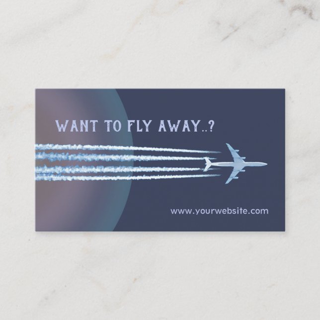 Carte De Visite Flly Away (Devant)
