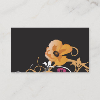 Carte de visite floral