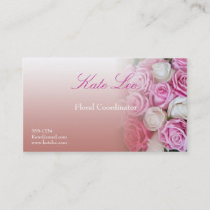 Carte de visite floral