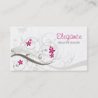 Carte de visite floral