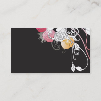 Carte de visite floral