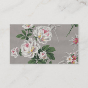 Carte de visite floral