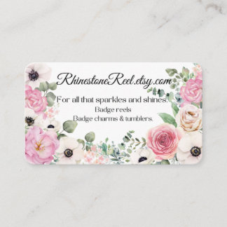 Carte De Visite Floral Business card