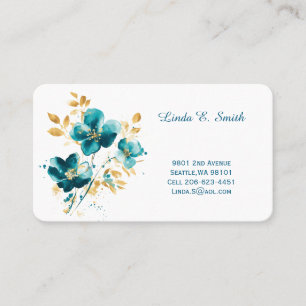 Carte de visite Floral Classic