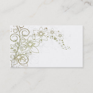 Carte de visite Floral Design