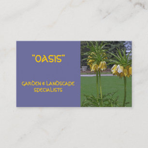 Carte de visite FLORAL/PAYSAGE, JARDIN, ETC.