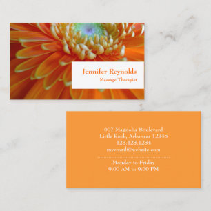 Carte De Visite Floral personnel