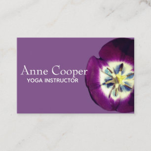 Carte de visite floral, taille, texte fait sur