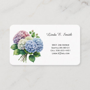 Carte de visite Florale Classique