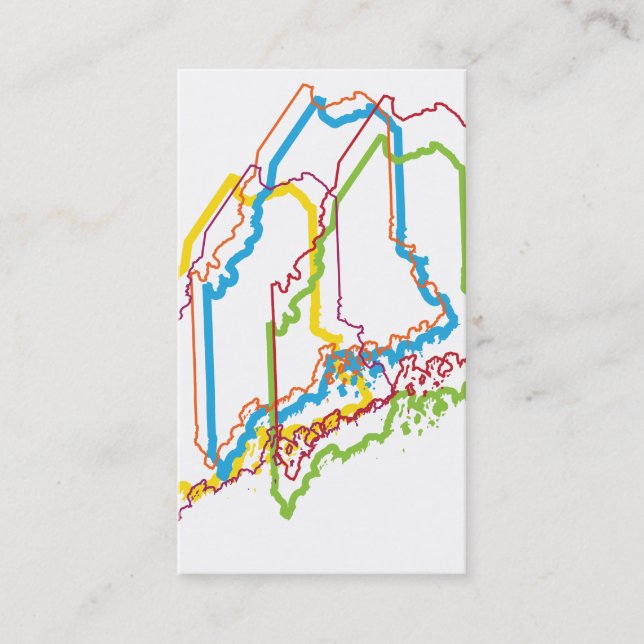 Carte De Visite flou de fierté principale (Devant)