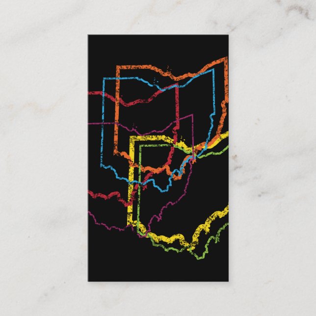 Carte De Visite flou de la fierté de l'ohio (Devant)