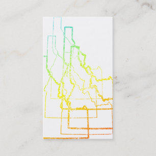 Carte De Visite flou de refroidissement idaho