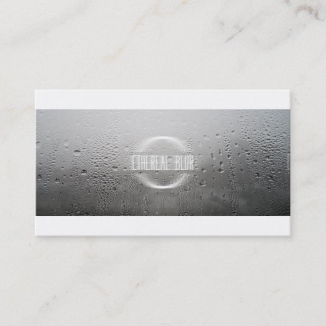 Carte De Visite flou éthéré (Devant)