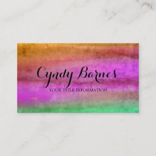 Carte De Visite Flux aquarelles