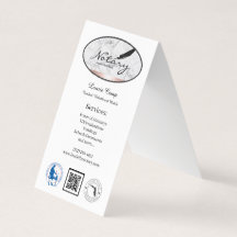 Folded Business Card