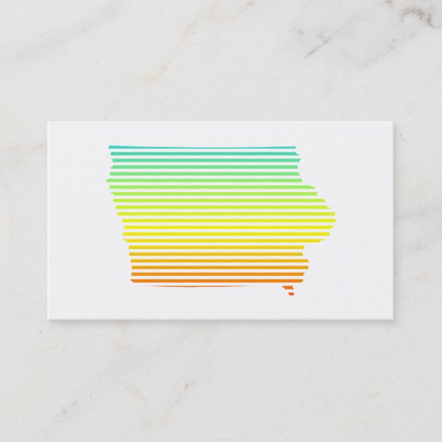 Carte De Visite fondu de refroidissement iowa (Devant)