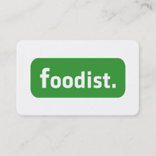 Carte De Visite Foodiste.