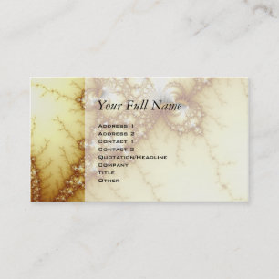 Carte De Visite Fools Gold - Art Fractal