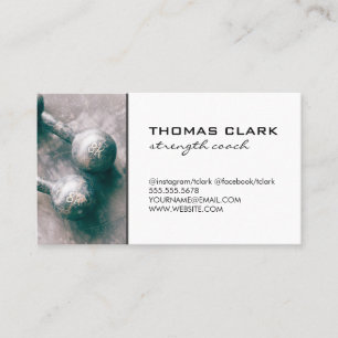 Carte De Visite Force Flexion du bras de l'entraîneur   Poids