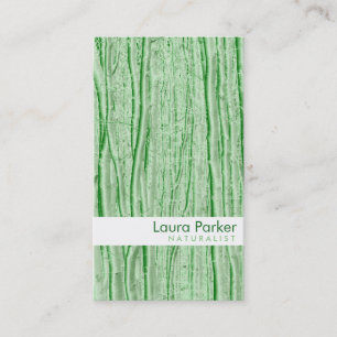 Carte De Visite Forêt naturelle Green Tree Care Paysage pelouse