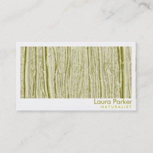 Carte De Visite Forêt naturelle Jaune Arbre Entretien Paysage pelo