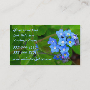 Carte de visite Forget Me Nots