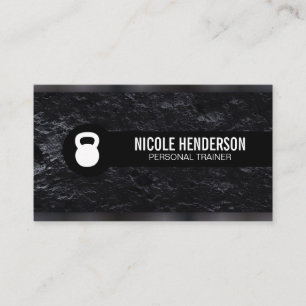 Carte De Visite Formateur personnel   Arme métallique   Ardoise