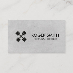 Carte De Visite Formateur personnel Entraîneur de conditionnemen