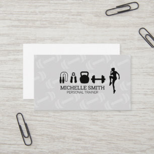Carte De Visite Formateur personnel   Équipement De Gym