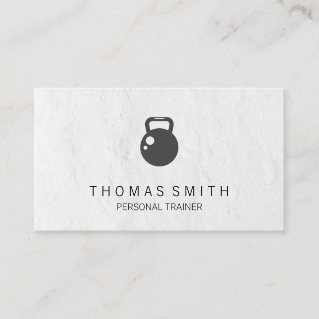 Carte De Visite Formateur personnel | Kettle Bell (Devant)