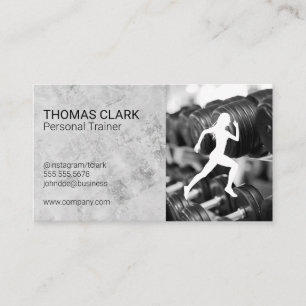 Carte De Visite Formateur personnel   Poids   Coureur