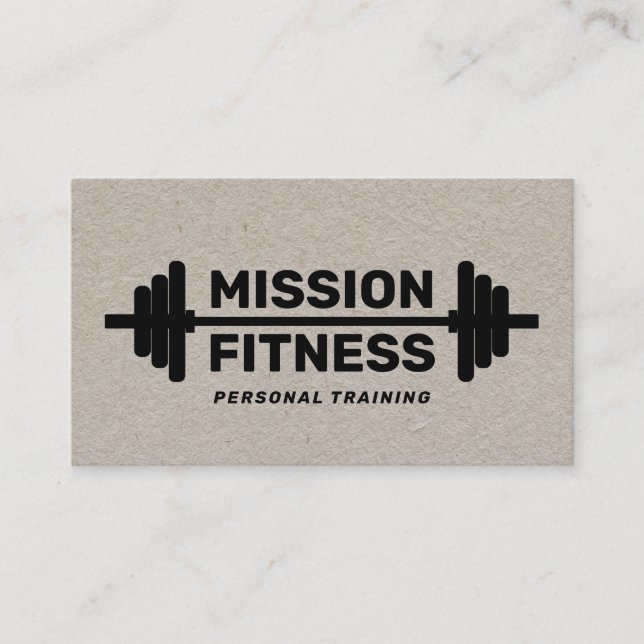 Carte De Visite Formation au poids - Formation personnelle Kraft (Devant)