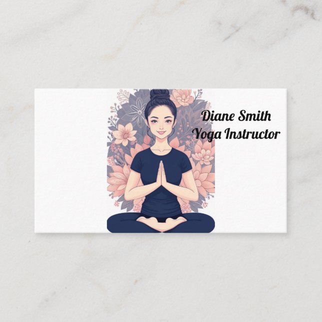 Carte De Visite Formation au yoga (Devant)