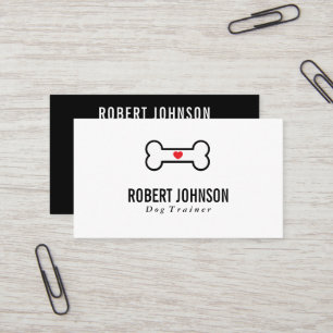 Carte De Visite Formation canine   dressage de chien
