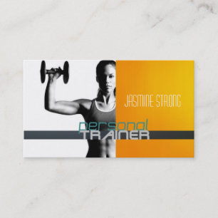 Carte De Visite Formation Personnelle, Fitness, Femmes, Dame, Sall