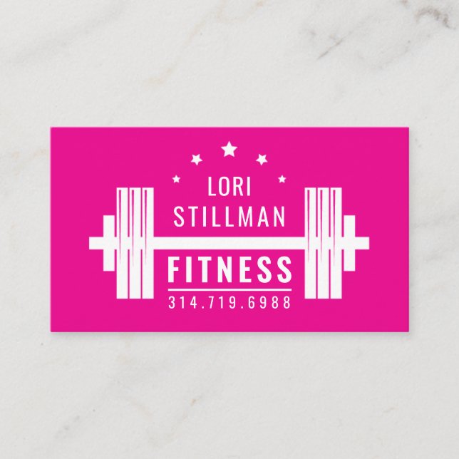 Carte De Visite Formation personnelle/Fitness Pass 10 classe (Devant)