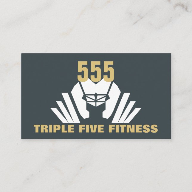 Carte De Visite Formation personnelle/GYM/FITNESS (Devant)
