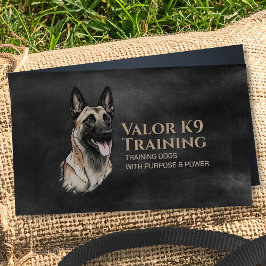 Carte De Visite Formation professionnelle K9 - Malinois belge