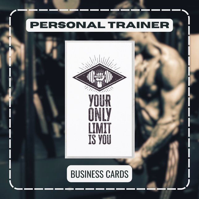 Carte De Visite Formation professionnelle personnelle Fitness & Nu (Créateur téléchargé)