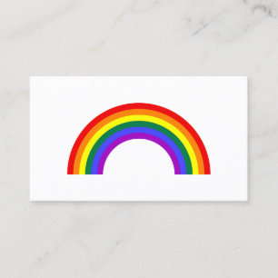 Carte De Visite Forme arc-en-ciel