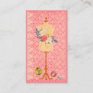 Carte De Visite Forme de robe pour Seamstress Dressmaker Designer