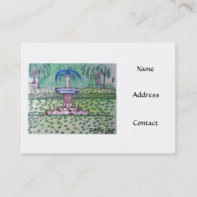 Carte De Visite Forsyth Park-cartes de visite (Devant)
