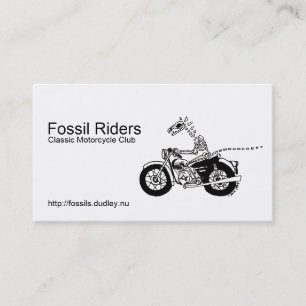 Carte de visite fossile de cavaliers