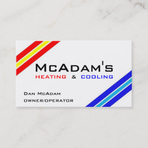 Carte De Visite Four de refroidissement de chauffage a/c de pompe